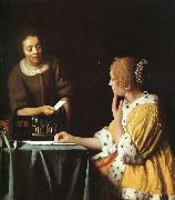 Lady with her Maidservant