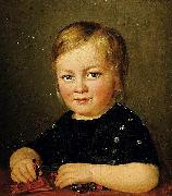 Child with toy figures