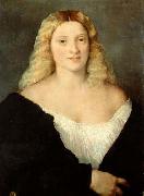 Young Woman in a Black Dress