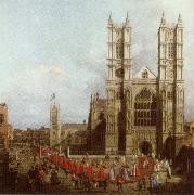 Wastminster Abbey with the Procession of the Knights of the Order of Bath