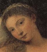 Details of Venus of Urbino