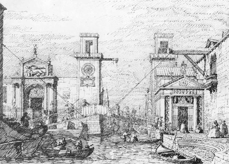 Canaletto The Arsenal: the Water Entrance g