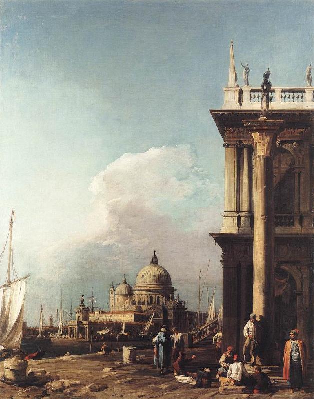 Canaletto Venice: The Piazzetta Looking South-west towards S. Maria della Salute sdfg