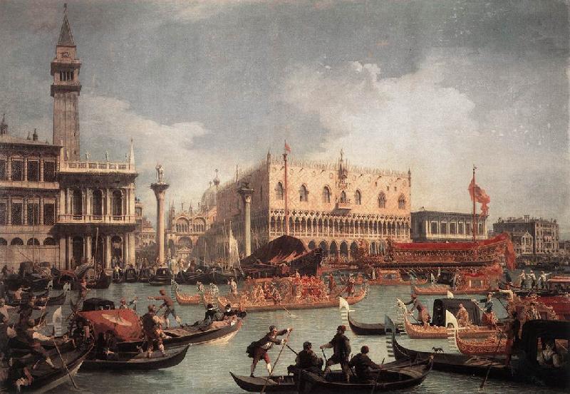 Canaletto The Bucintore Returning to the Molo on Ascension Day