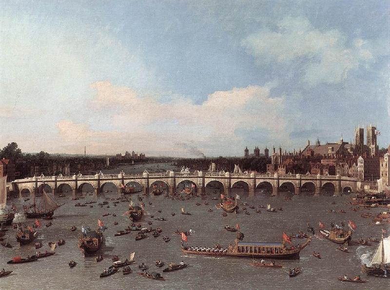 Canaletto London: Westminster Bridge from the North on Lord Mayor s Day