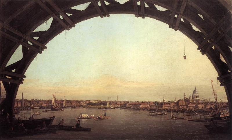 Canaletto London: Seen Through an Arch of Westminster Bridge df