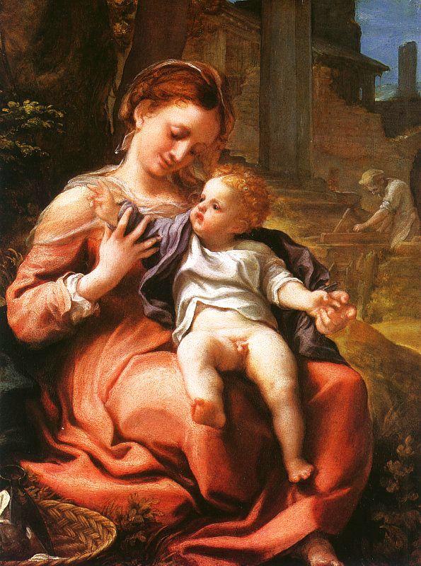 Correggio Madonna della Cesta,