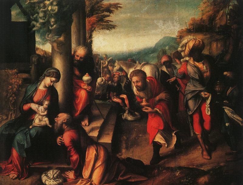 Correggio The Adoration of the Magi fg