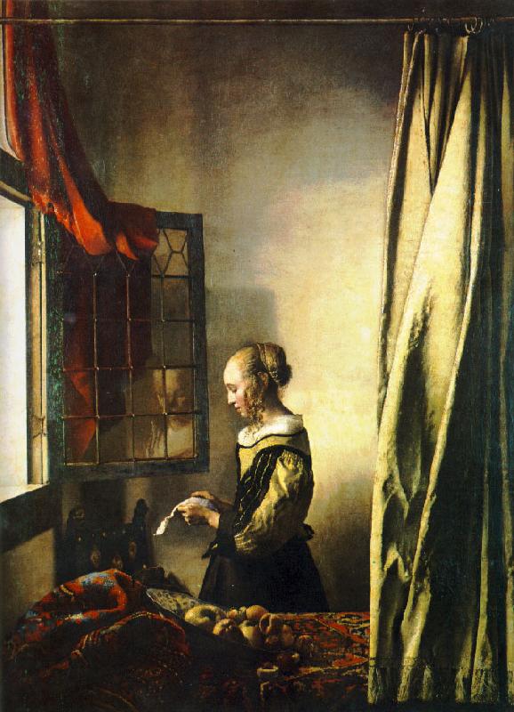 JanVermeer Girl Reading a Letter at an Open Window