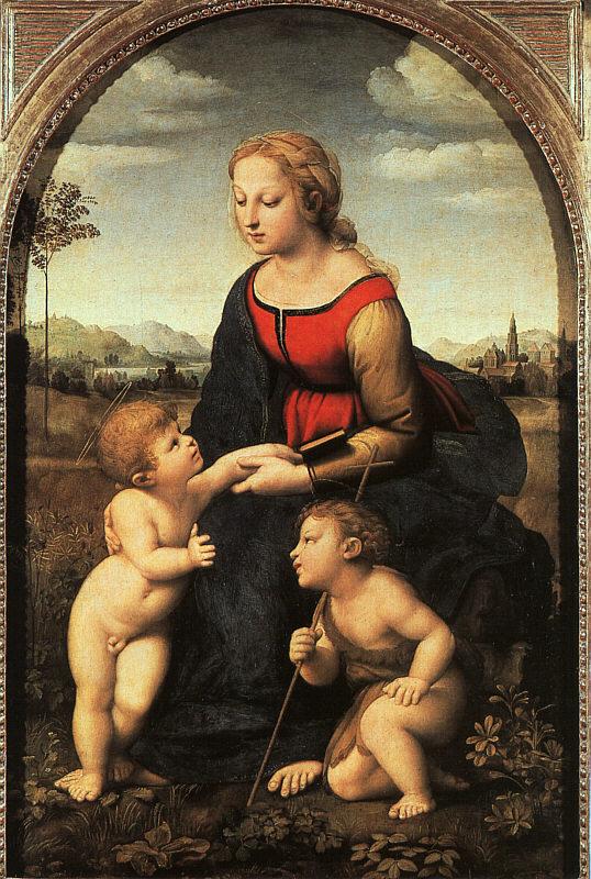 Raphael The Virgin and Child with John the Baptist