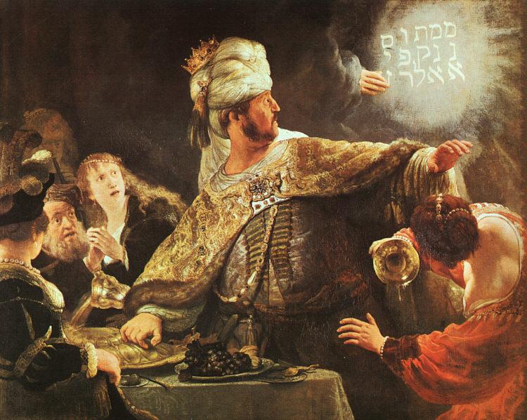 Rembrandt Belshazzar's Feast