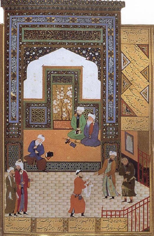 Bihzad A Poor dervish deserves,through his wisdom,to replace the arrogant cadi in the mosque