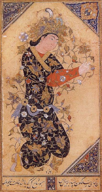 Bihzad Archangel,a symbol of the divine Active Intelligence