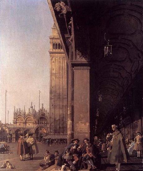 Canaletto Looking East from the South West Corner