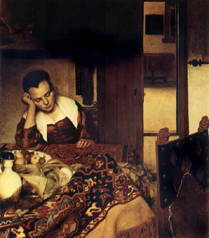 JanVermeer A Girl Asleep