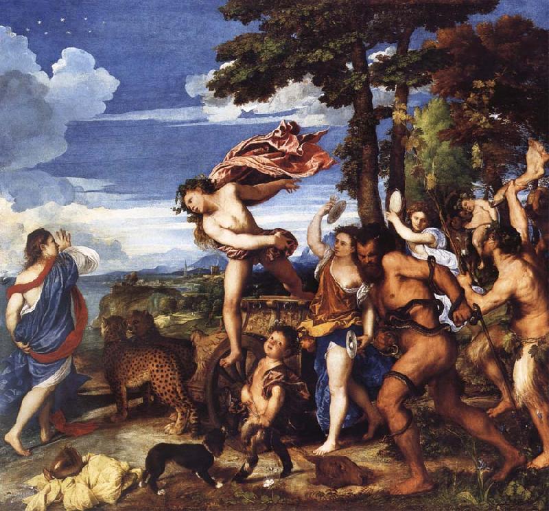 Titian Bacchus and Ariadne