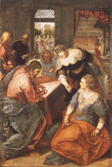 Tintoretto Christ in Maria and Marta