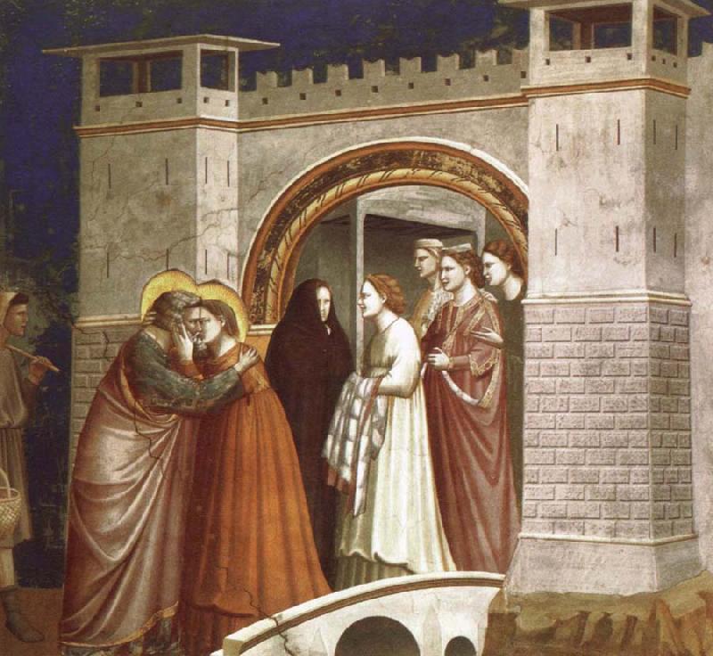 Giotto The Meeting at the Golden Gate