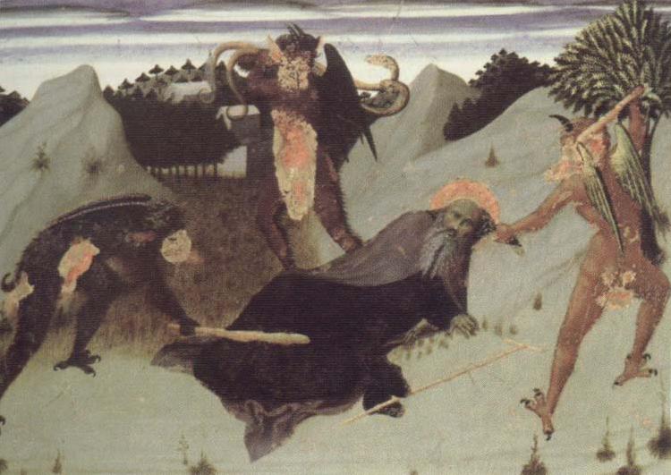 SASSETTA St.Anthony Beaten by Devils