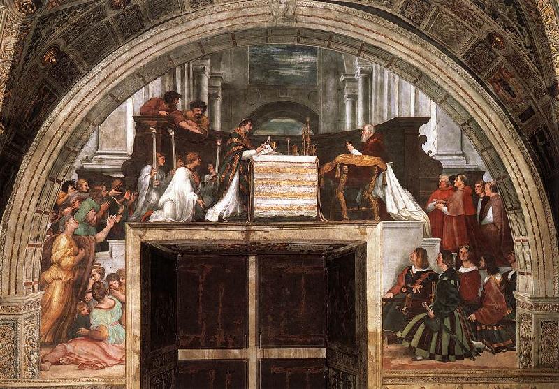 Raphael the mass of bolsena