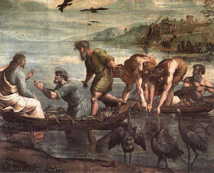 Raphael The Miraculous Draught of Fishes,