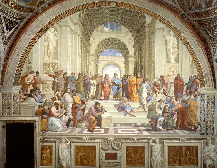 Raphael The School of Athens, Stanza della Segnatura