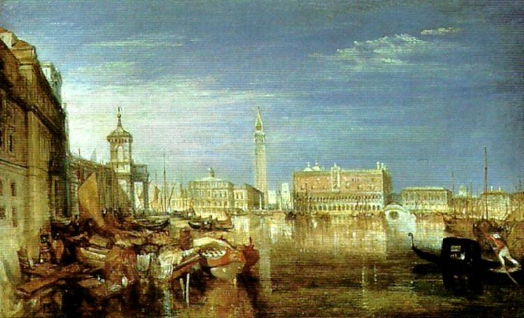 J.M.W.Turner bridge of sighs, ducal palace and custom house