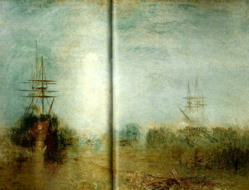 J.M.W.Turner whalers entangled in flaw ice