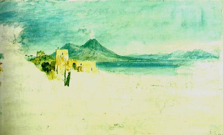 J.M.W.Turner view of naples in the distance