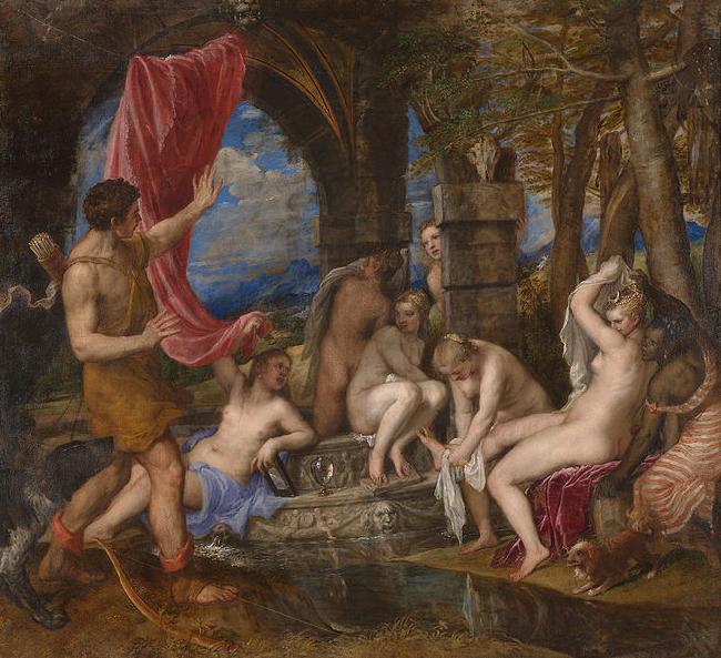 Titian Diana and Actaeon