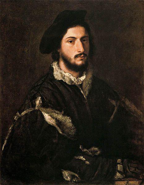 Titian Portrat des Vicenzo Mosti