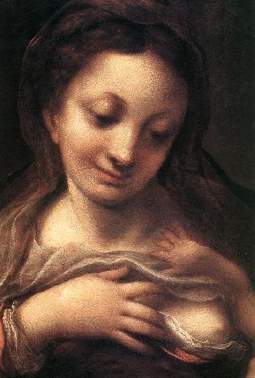 Correggio Virgin and Child with an Angel