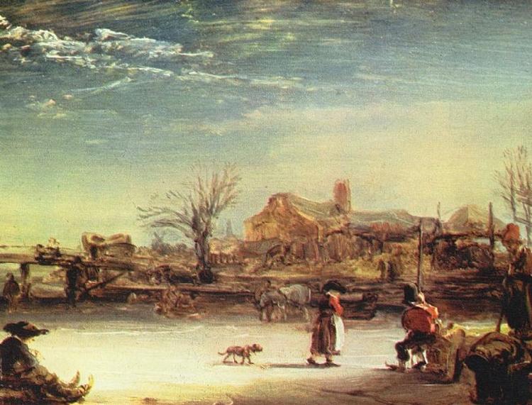 REMBRANDT Harmenszoon van Rijn Winterlandschaft