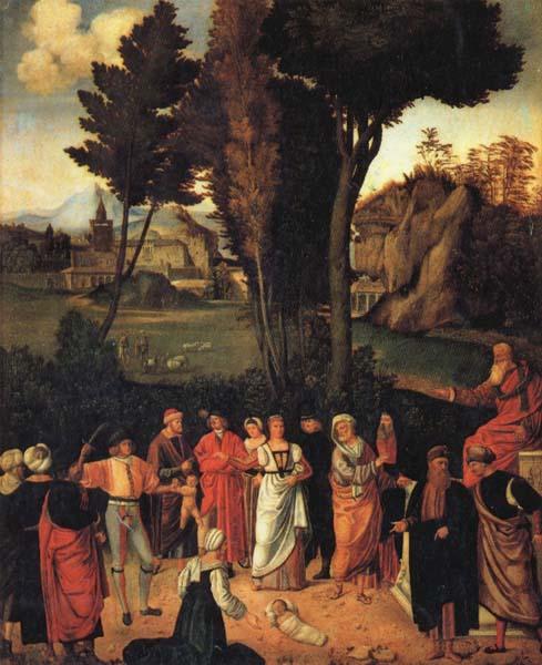 Giorgione THe Judgment of Solomon