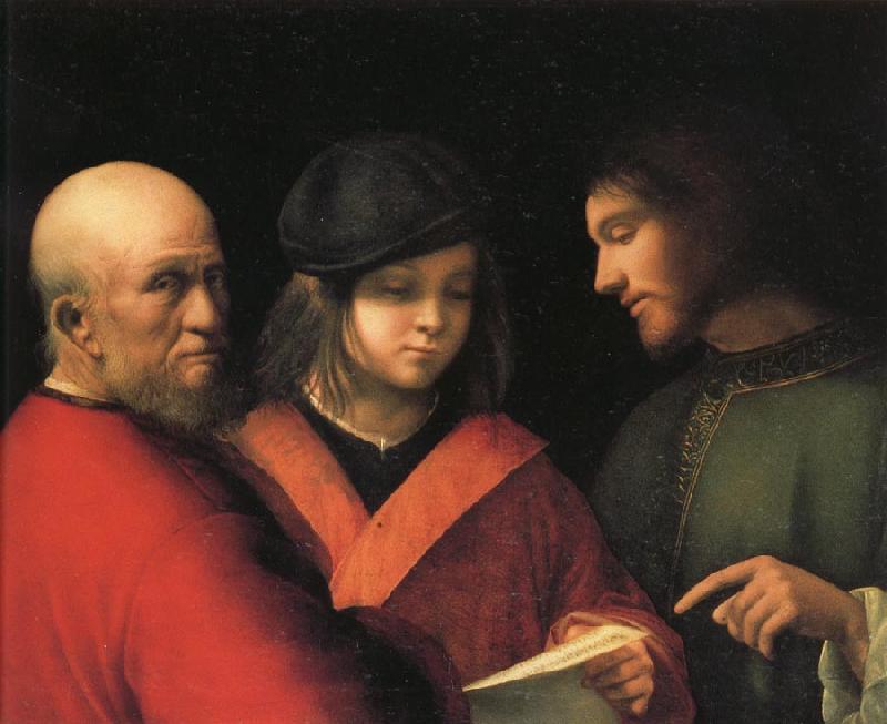 Giorgione The Singing Lesson