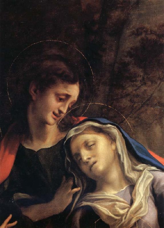 Correggio Deposition,details