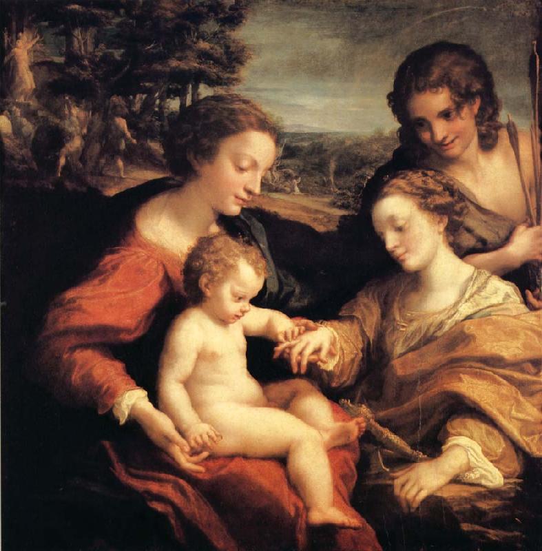 Correggio Wedding of Saint Catherine