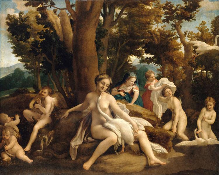 Correggio Leda and the Swan (mk08)