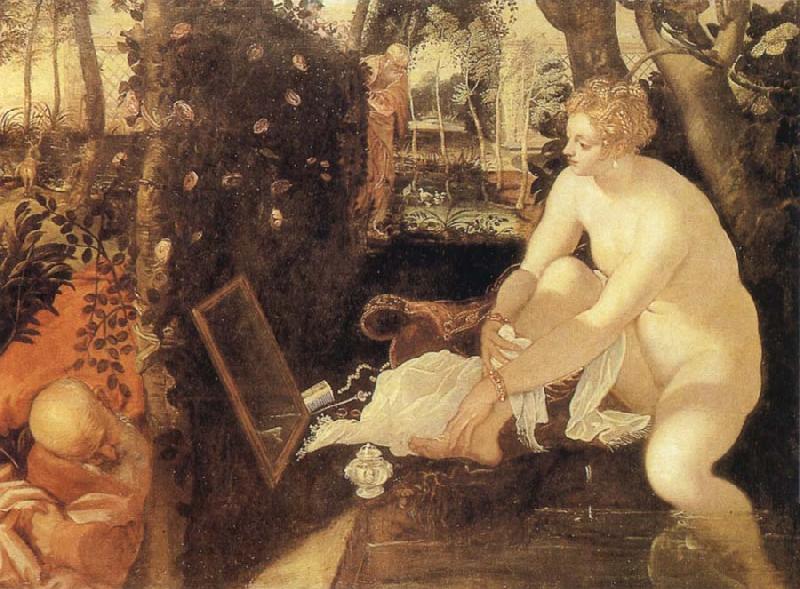 Tintoretto Susanna at he Bath