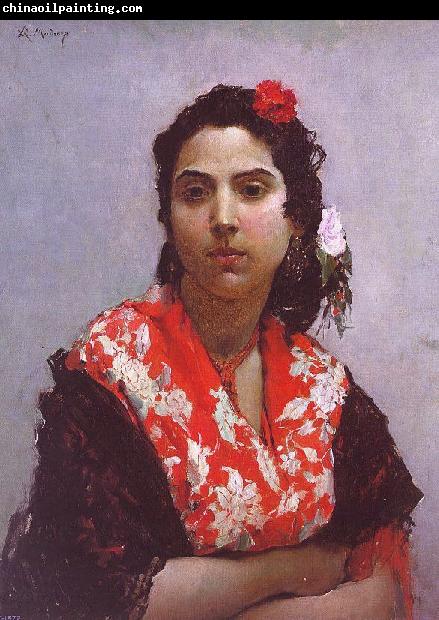   Raimundo de Madrazo y  Garreta A Gypsy