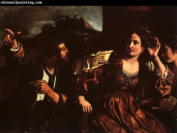  Giovanni Francesco  Guercino Semiramis Receiving Word of the Revolt of Babylon