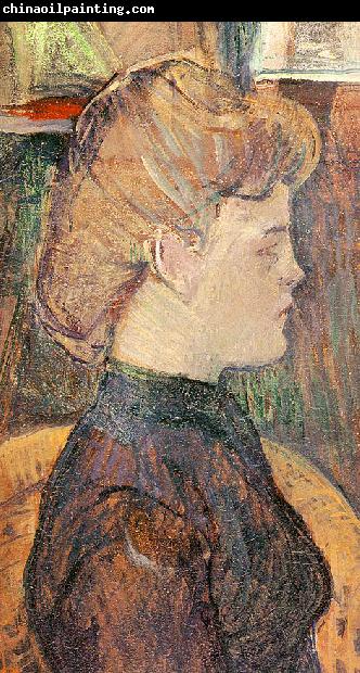  Henri  Toulouse-Lautrec The Painter's Model : Helene Vary in the Studio