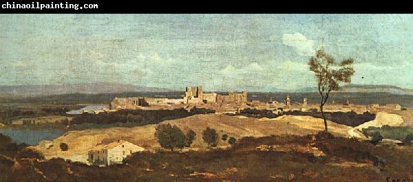  Jean Baptiste Camille  Corot Avignon from the West