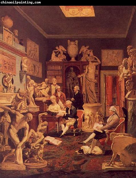  Johann Zoffany Charles Towneley's Library in Park Street