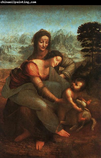  Leonardo  Da Vinci Virgin and Child with St Anne