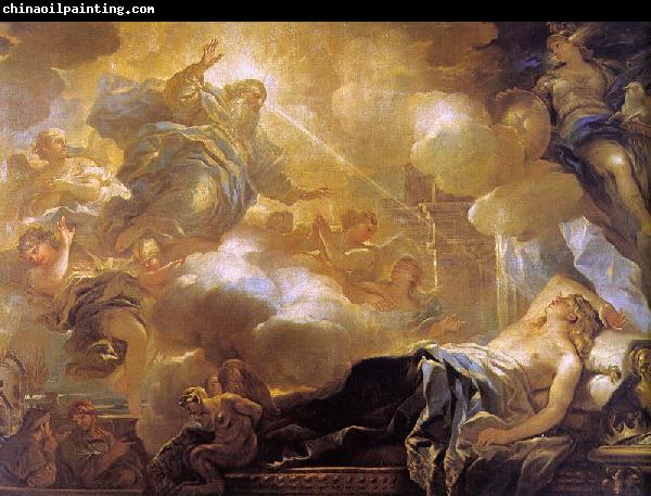  Luca  Giordano The Dream of Solomon