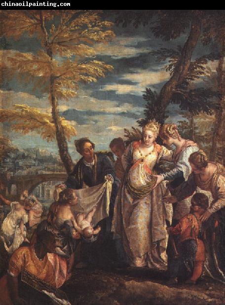  Paolo  Veronese The Finding of Moses-y