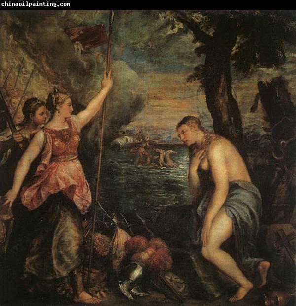  Titian Spain Succoring Religion