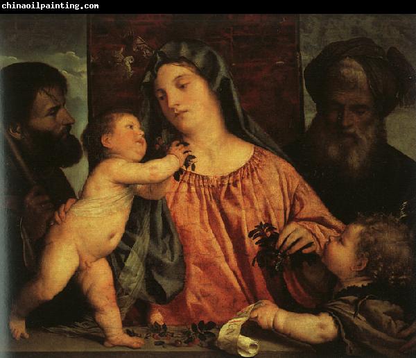  Titian Madonna of the Cherries