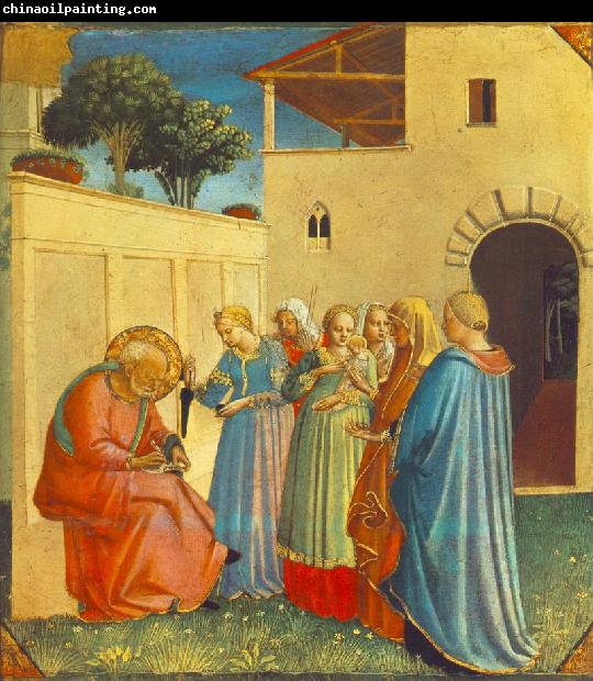 ANGELICO  Fra The Naming of St. John the Baptist